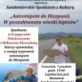 Spotkanie podróżnicze pt. „Autostopem do Hiszpanii. W poszukiwaniu wioski hipisów”