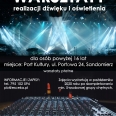 Warsztaty realizacji dźwięku i oświetlenia - nabór!