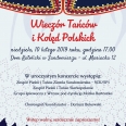 Wieczór Tańców i Kolęd Polskich 2019