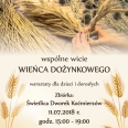 Wspólne wicie wieńca dożynkowego