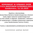 Komunikat w sprawie osób objętych nadzorem epidemiologicznym