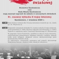 81. rocznica wybuchu II wojny światowej
