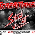 Koncert Scream Maker, Steel Velvet & Crystal Tendom