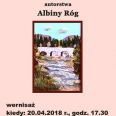 Wernisaż wystawy pt. „Florografy – obrazy liśćmi malowane” autorstwa Albiny Róg