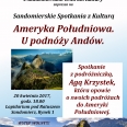 Sandomierskie Spotkania z Kulturą: Ameryka Południowa. U podnóży Andów