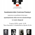 Upamiętnie ofiar zbrodni niemieckich na inteligencji sandomierskiej